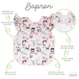 Bapronbaby Feeding Bib - Kitty Flutter