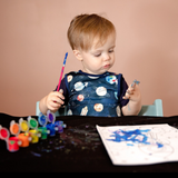 BapronBaby Feeding Bib - Outer Space