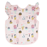 BapronBaby Feeding Bib - Pink Ice Cream Flutter