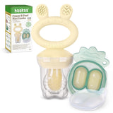 Haakaa Fresh Food Feeder Teether + Freeze Tray - Oat