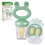 Haakaa Fresh Food Feeder Teether + Freeze Tray - Pea Green