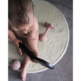 Natruba Bath Mat Leaf Pattern - Sage