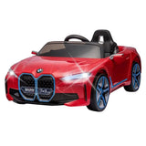 MYTS 12V Licensed BMW I4 Kids Car - Red