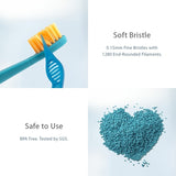 Flipper Oral Hygiene Set Toothbrush Cover & Toothpaste Squirter And Soft Bristle - Giraffe & Whale