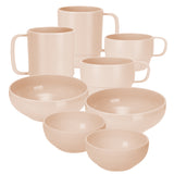 Inochi Amori Feeding Set for Toddlers Pack of 8- Milky Orange