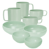 Inochi Amori Feeding Set for Toddlers Pack of 8- Green Matcha