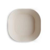 Mushie Dinner Bowl Square Ivory - Laadlee