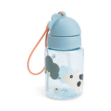 Done By Deer Straw Bottle Tiny Farm 280ml - Blue