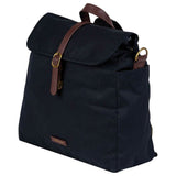 BabaBing Barca 2 In 1 Diaper Bag With Hooks And Changing Pad – Black