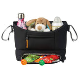 BabaBing Cady Pushchair Organiser With Thermal Pockets – Black
