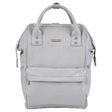 BabaBing Mani Vegan Leather Diaper Bag With Hooks And Changing Pad – Dove