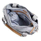 BabaBing Roma 2 Diaper Bag With Hooks And Xl Changing Pad – Grey