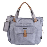 BabaBing Roma 2 Diaper Bag With Hooks And Xl Changing Pad – Grey