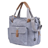 BabaBing Roma 2 Diaper Bag With Hooks And Xl Changing Pad – Grey
