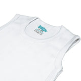 Babies Basic Sleeveless Striped Bodysuit - White - Set of 3
