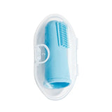 BabiesBasic Finger Toothbrush with Travel Case - Sky Blue