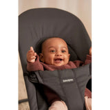 BabyBjorn Soft Woven/Jersey Tri Fabric Balance Bouncer - Dark Grey