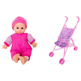 Baby Amoura My First Baby & Doll Stroller Set - 14inch