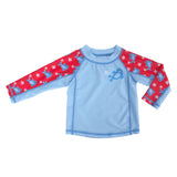 Zoocchini Baby Rash Guard Long Sleeved Swim Top - Seal