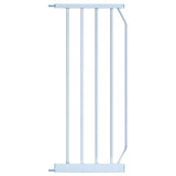 Baby Safe Metal Safety Gate with 30cm Extension - White