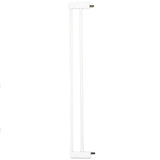 Baby Safe Metal LED Safety Gate with 10cm Extension - White