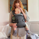 BabyBjorn Woven Baby Carrier One Air - Denim Gray/Dark Gray