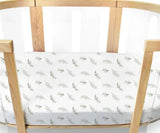 Babyhood Amani Bebe Oval Sheet - Olive