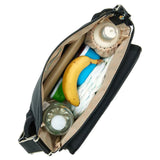 Babymel Eco Quilt Stroller Diaper Bag - Black