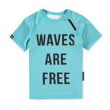 Beach & Bandits Waves Are Free Baby Swim Tee