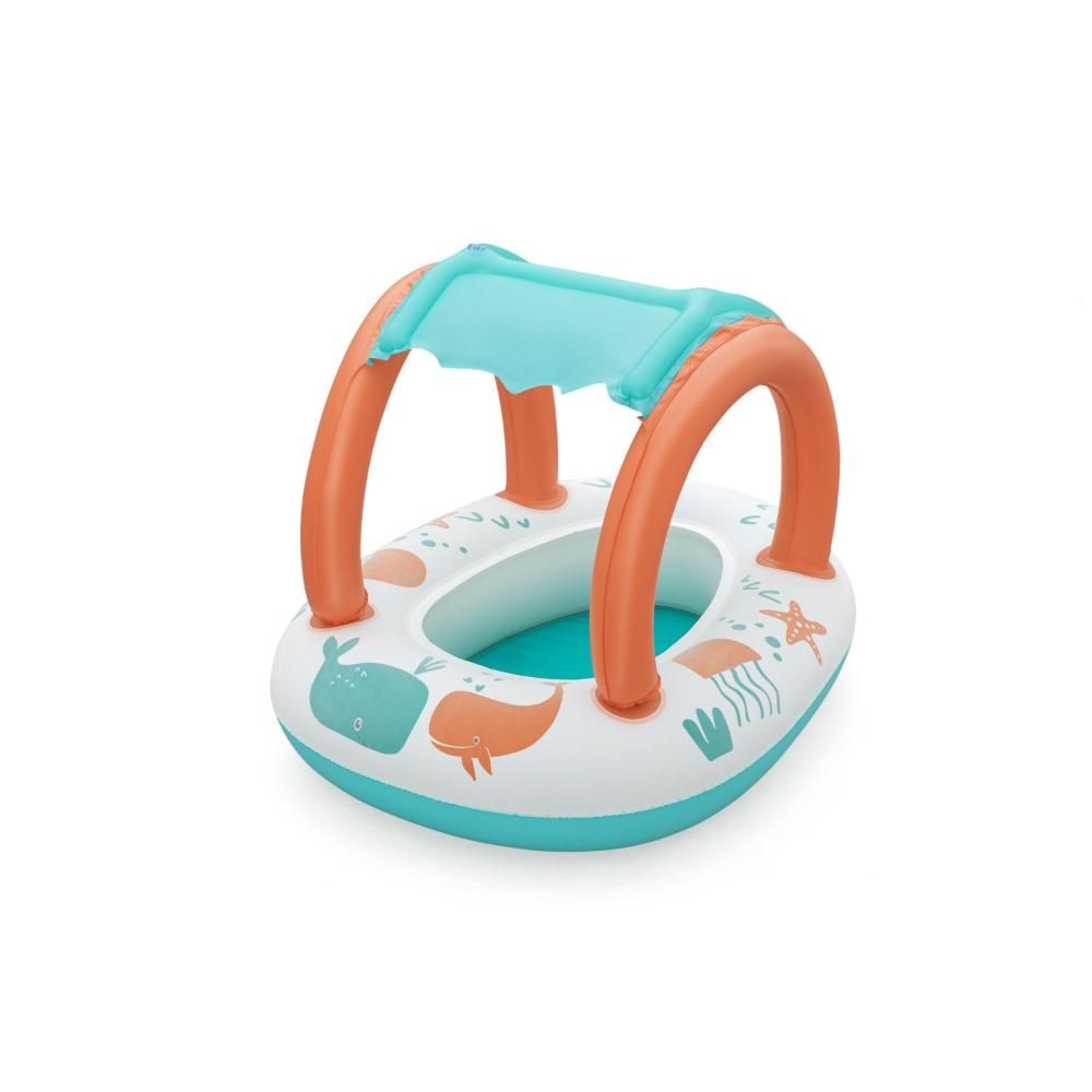 bestway-uvcare-babyseat-seashapes-inflatable-pool-with-sunshade-84-x-67cm-1