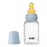 BIBS Latex Nipple Baby Bottle Slow Flow 0M-3M - 150ml - Baby Blue