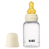 BIBS Latex Nipple Baby Bottle Slow Flow 0M-3M - 150ml - Ivory