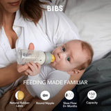 BIBS Latex Nipple Baby Bottle Slow Flow 0M-3M - 150ml - Sage