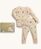 ergoPouch 2 Piece Set Long Sleeve 1.0 TOG - Birthday Blobs