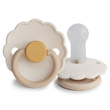 Frigg Daisy Silicone Baby Pacifier 6M-18M, 1Pack, Chamomile - Size 2 - Laadlee