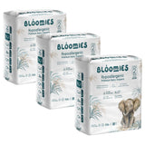Bloomies Organic Bamboo Baby Diapers Size 2 (3-8kg baby) - 66pcs