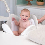 Blooming Bath Lotus with Snaps Gray/White/Yellow