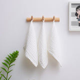 Anvi Baby Muslin Face & Burp Cloth Set of 3 - White Crow