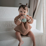 Mushie Silicone Sippy Cup Powder Blue - Laadlee