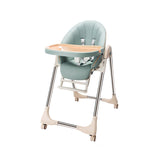 Lovely Baby Foldable High Chair - Sage Green