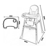 Lovely Baby 3 in 1 High Chair - Pink