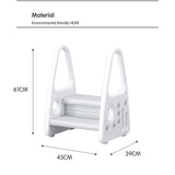 Lovely Baby Step stool - White