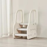 Lovely Baby 3 Step Stool for Kids -White