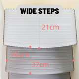 Lovely Baby 3 Step Stool for Kids -White