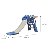 Lovely Baby Slide With Basketball Hoop - Pink