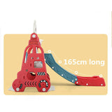 Lovely Baby Car Slide & Swing Set W/ Basketball Hoop