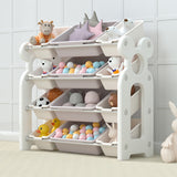Lovely Baby Storage Rack With 12 Boxes - White
