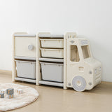 Lovely Baby Storage Rack Truck - White