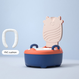 Lovely Baby Potty Training Seat Cow - Pink & Blue