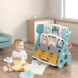 Lovely Baby Dinosaur Bookshelf with Toy Rack